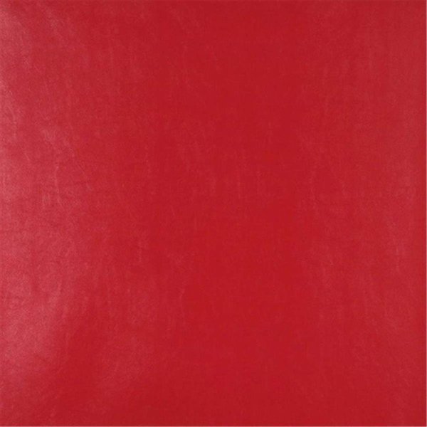 Finefabrics 54 in. Wide Red Vinyl Fabric FI59943